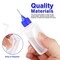 12 PCS Precision Tip Applicator Bottles - 30ml Needle Tip Squeeze Glue Bottles for Paint and Quilling Crafts, 6 Colors with 5 Mini Funnels